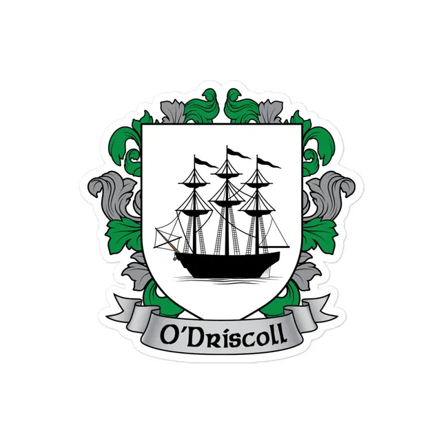 7.62 Design O'Driscoll Adesivo Stemma Irlandese 10cm