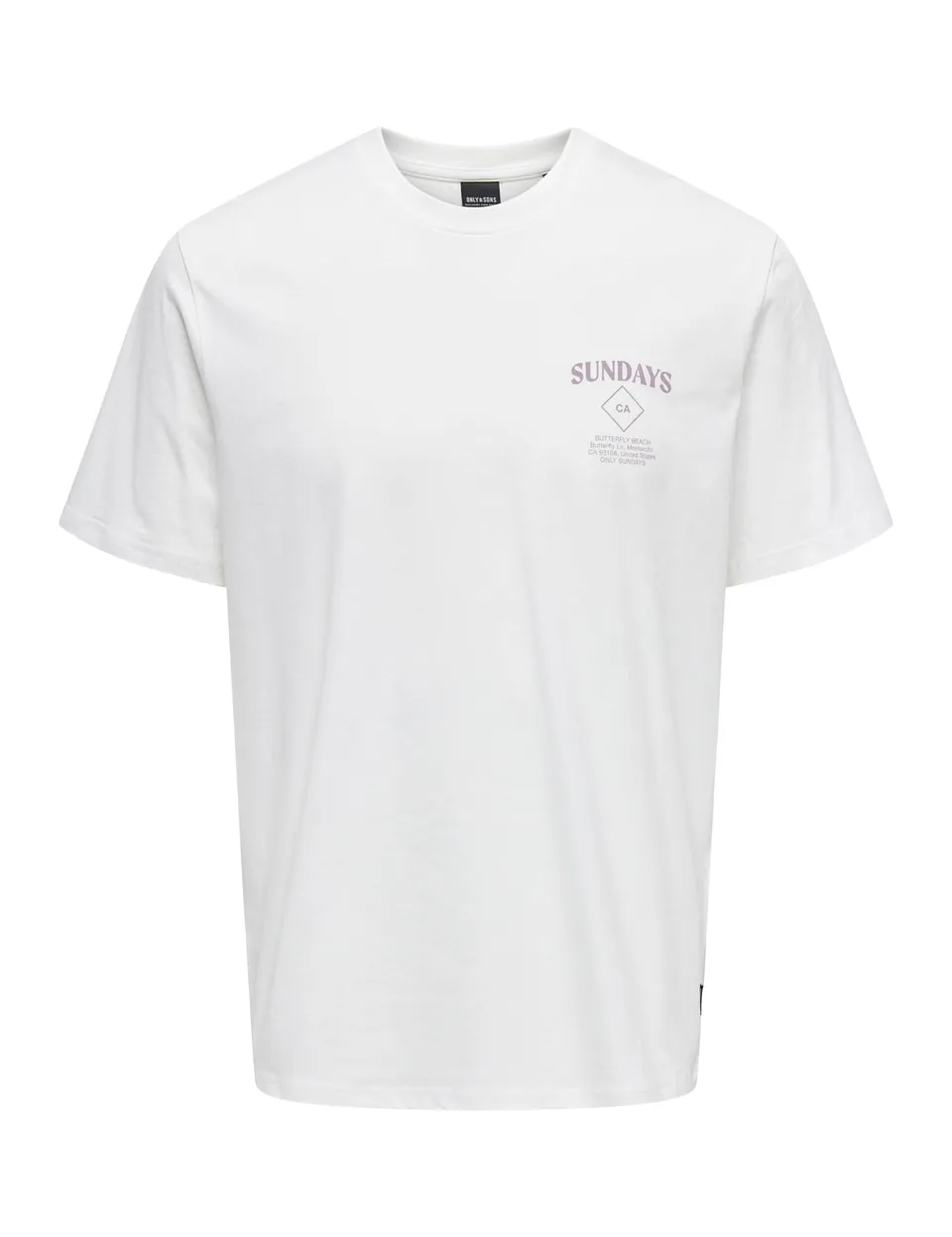 Only & Sons Onskye T-shirt Uomo Cloud Dancer Deriva M