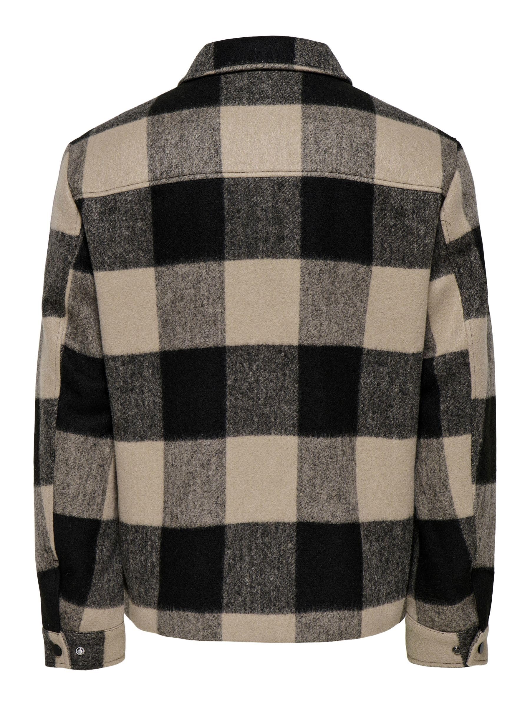 Only & Sons Onsconnor Giacca Uomo XXL Silver Lining