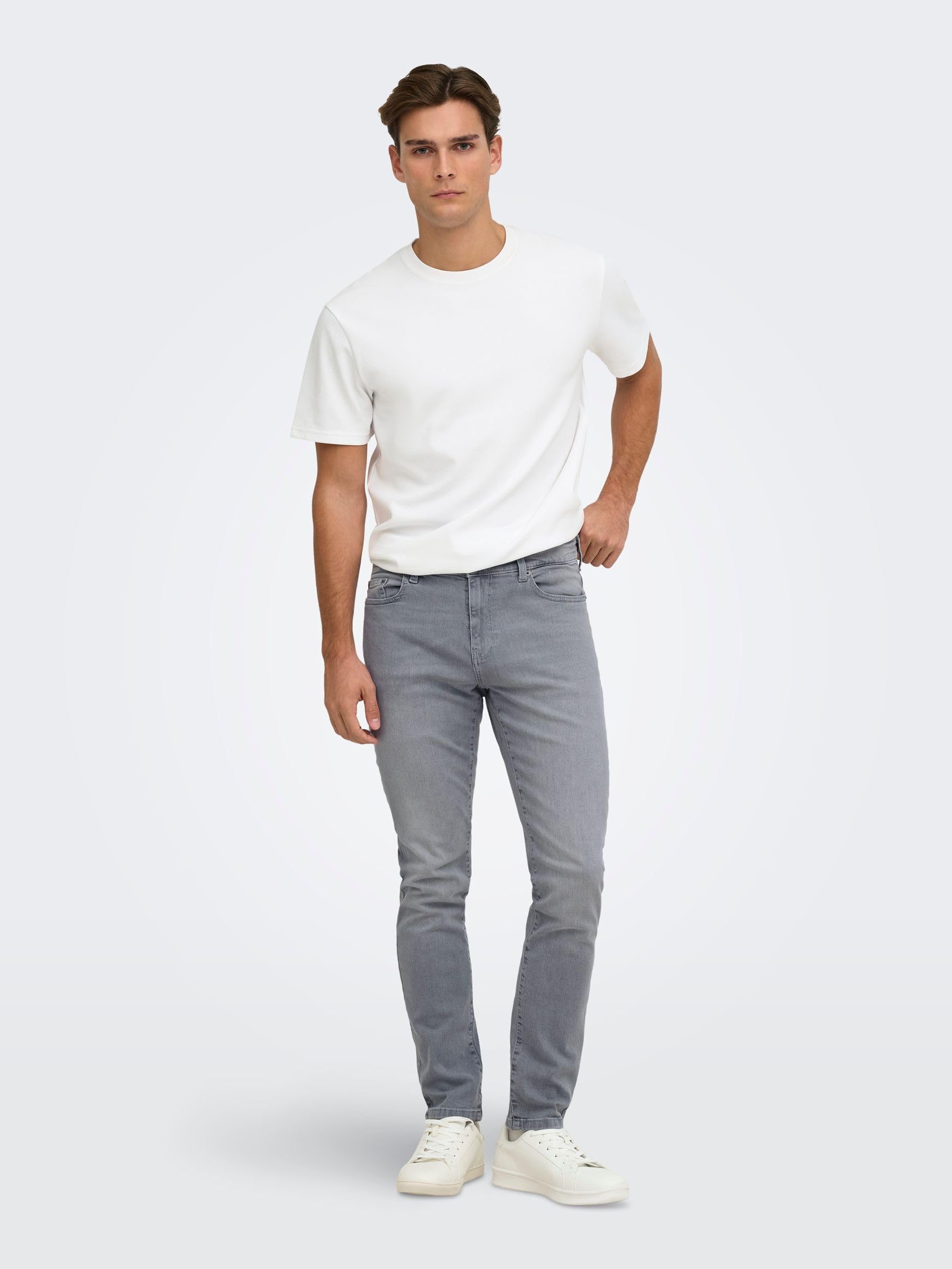 Only & Sons Onsloom jeans slim uomo 28W/30L vita bassa