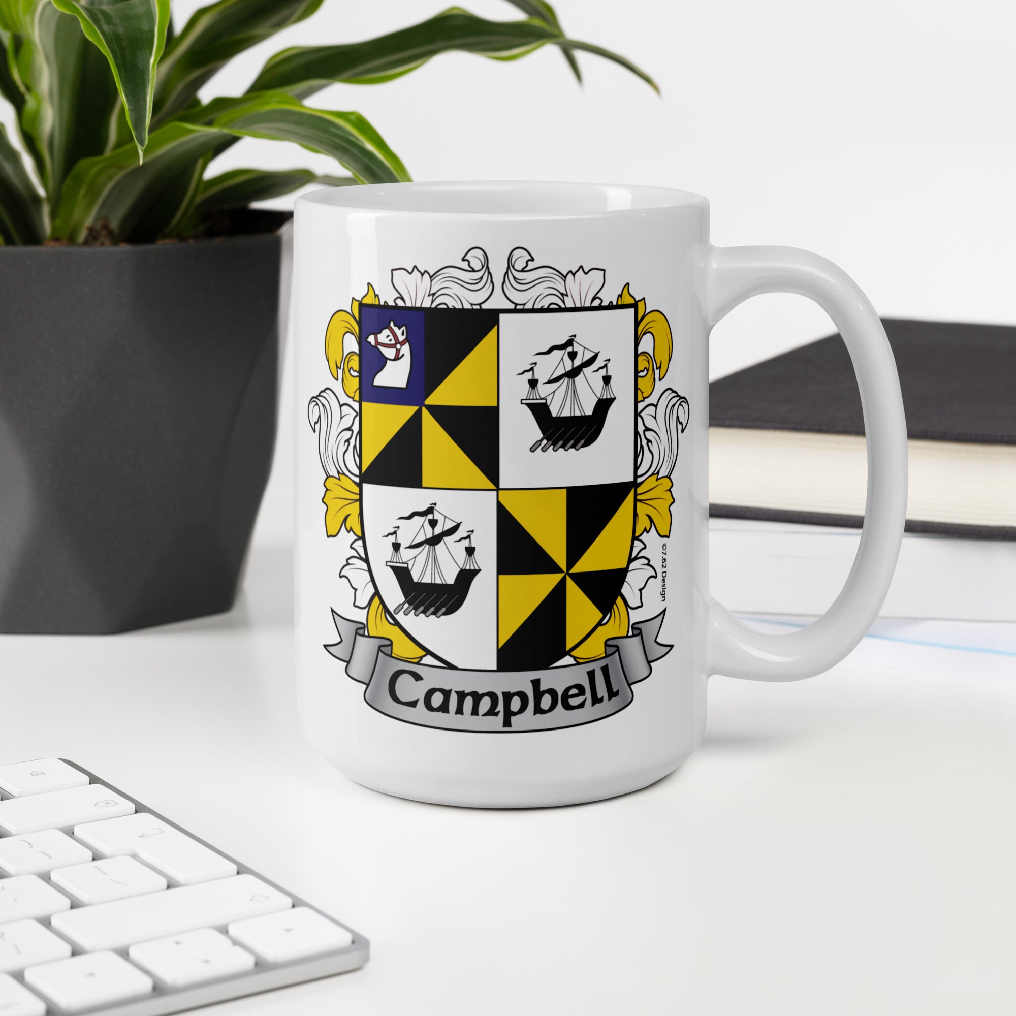 7.62 Design Campbell Irish Coat of Arms mug ceramica 425 ml