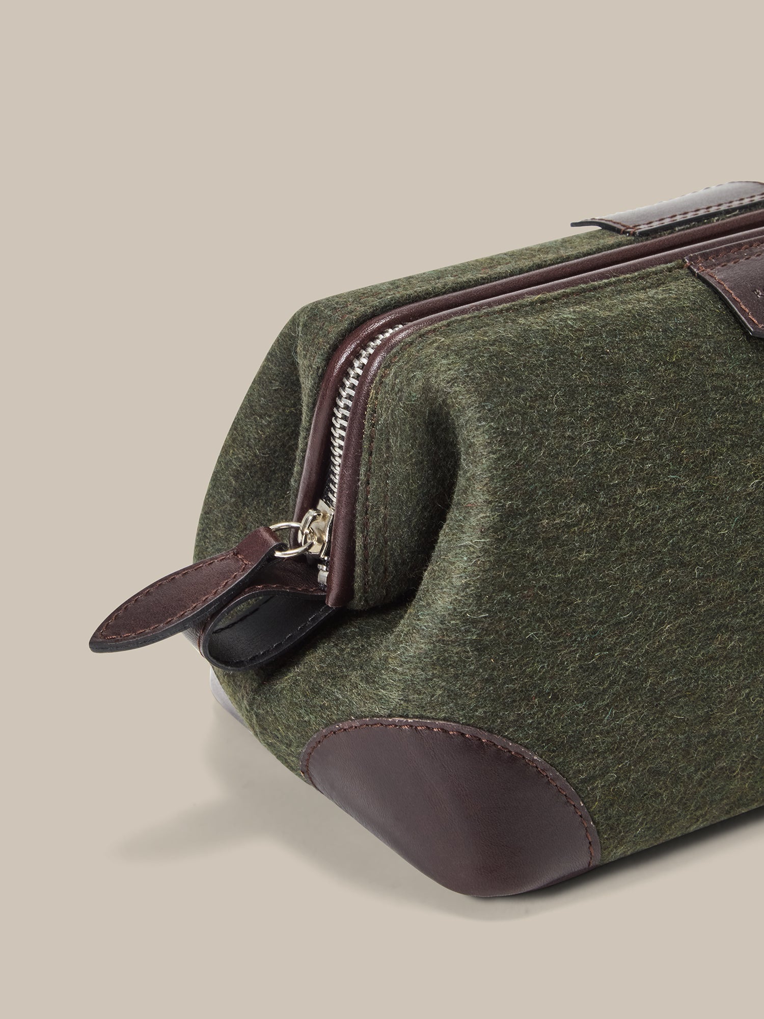 Robert Talbott Simpson Loden Beauty Case Verde Lana