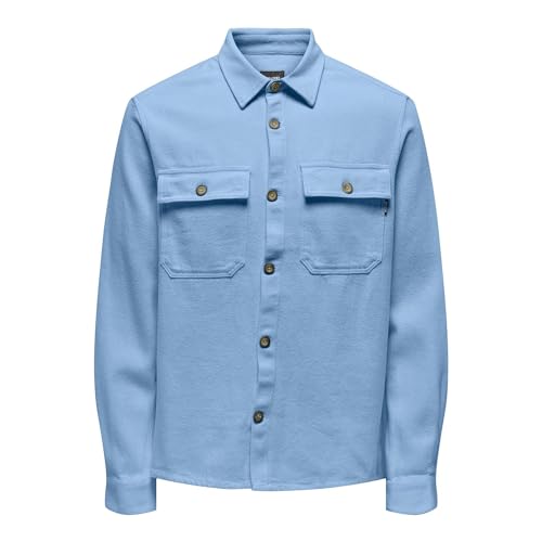 Only & Sons Mar overshirt camicia uomo Raven