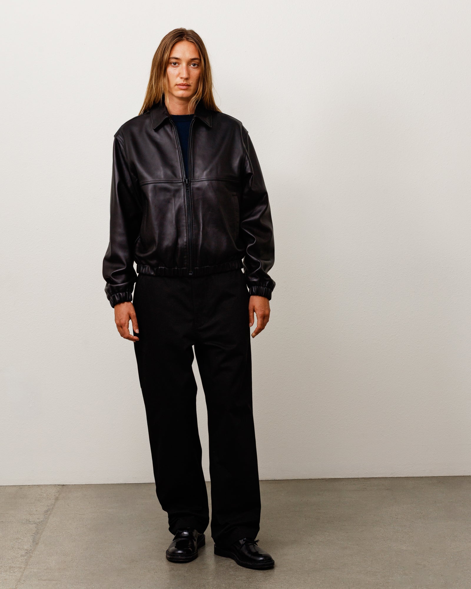 Stussy Pantalone Uniforme pantalone nero twill cotone
