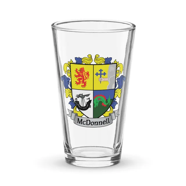 7.62 Design McDonnell Bicchiere Pinta Vetro 16 oz Irlandese