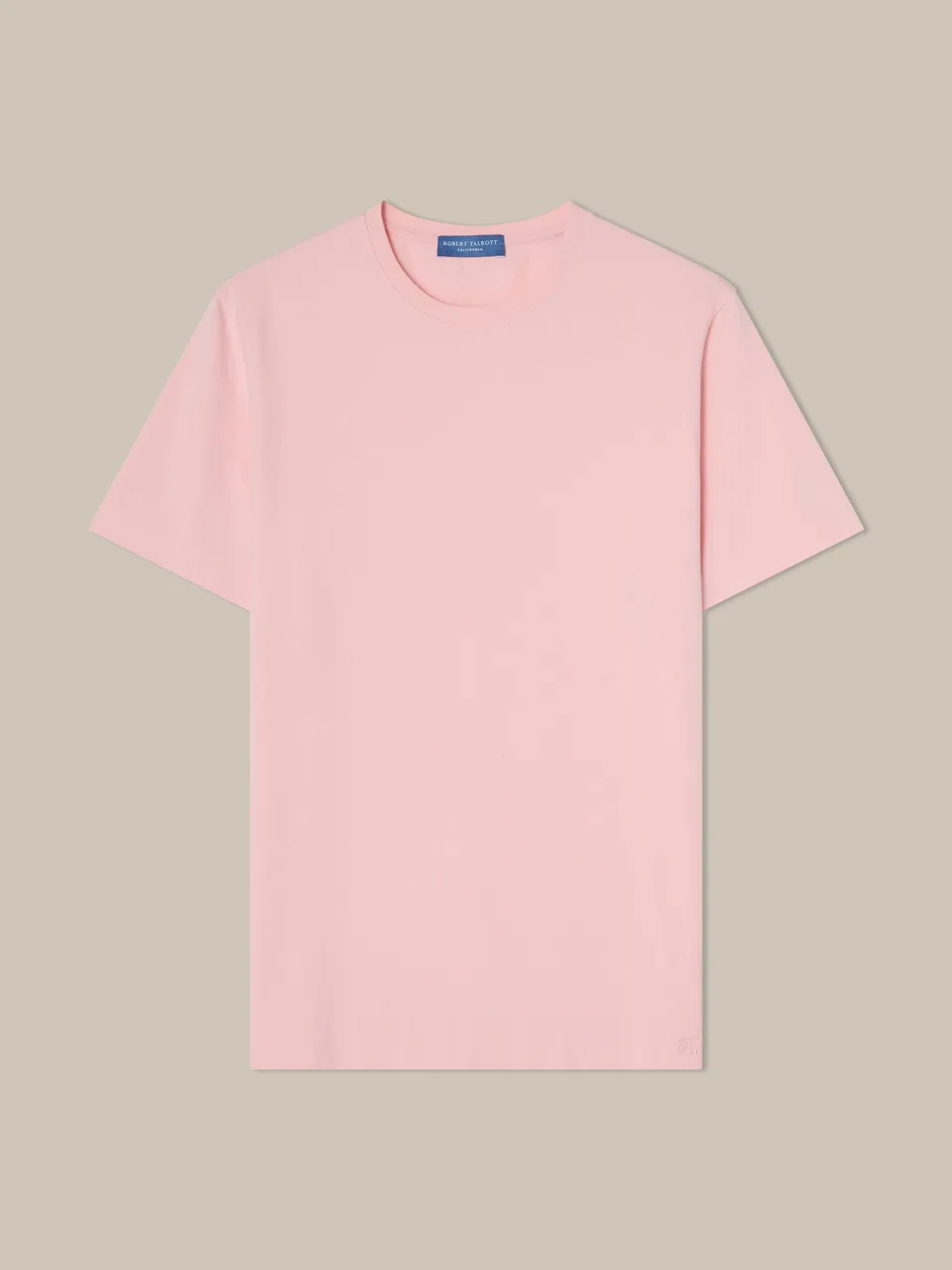 Robert Talbott T-Shirts Dean t-shirt cotone rosa stretch