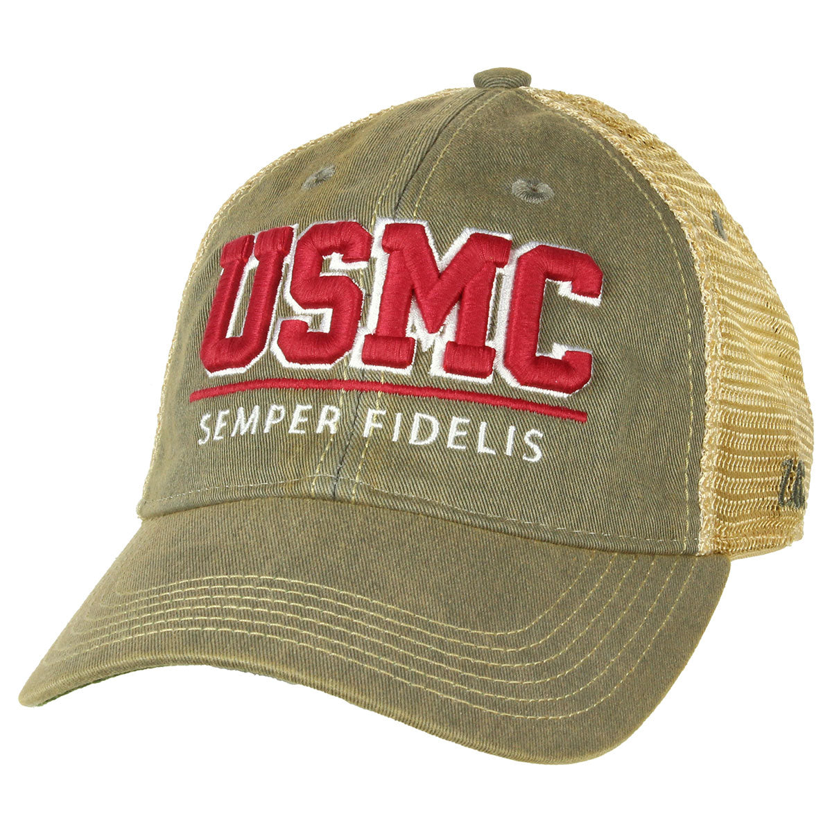 7.62 Design Semper Fidelis cappello trucker grigio cotone
