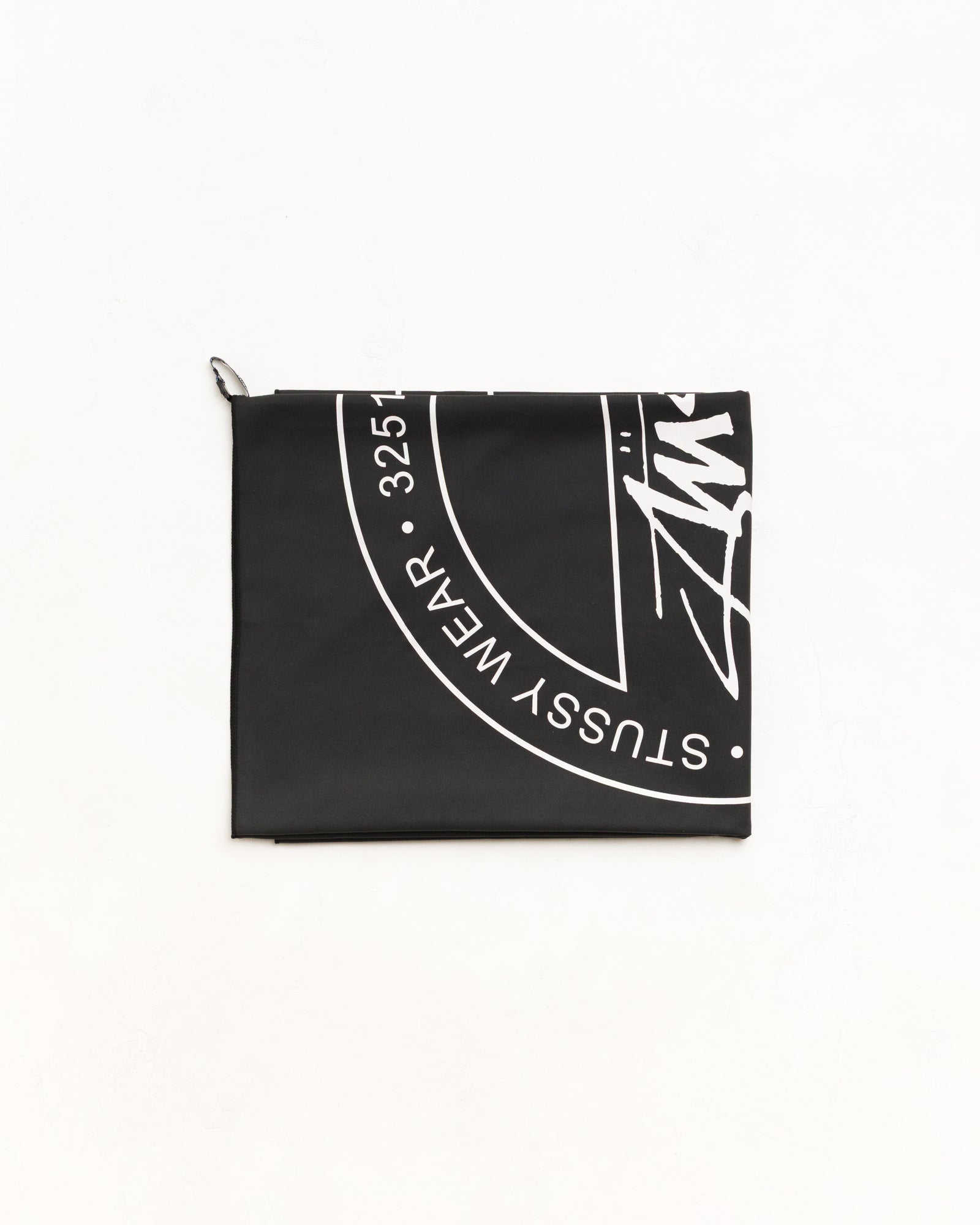 Stussy Dot Speed Dry Towel telo nero 85x150