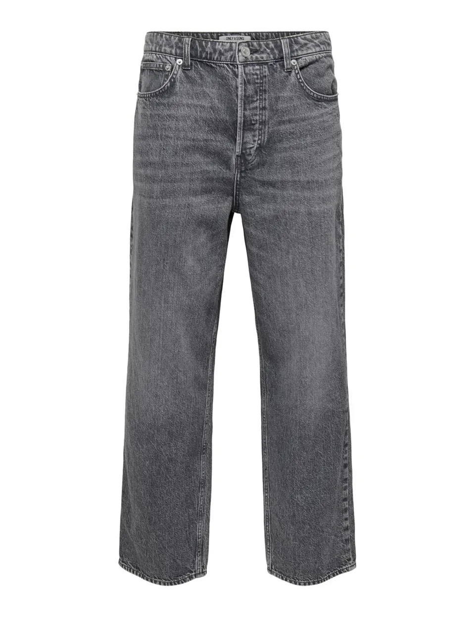 Only & Sons Onsfive Baggy Box Jeans uomo grigio 33W 32L