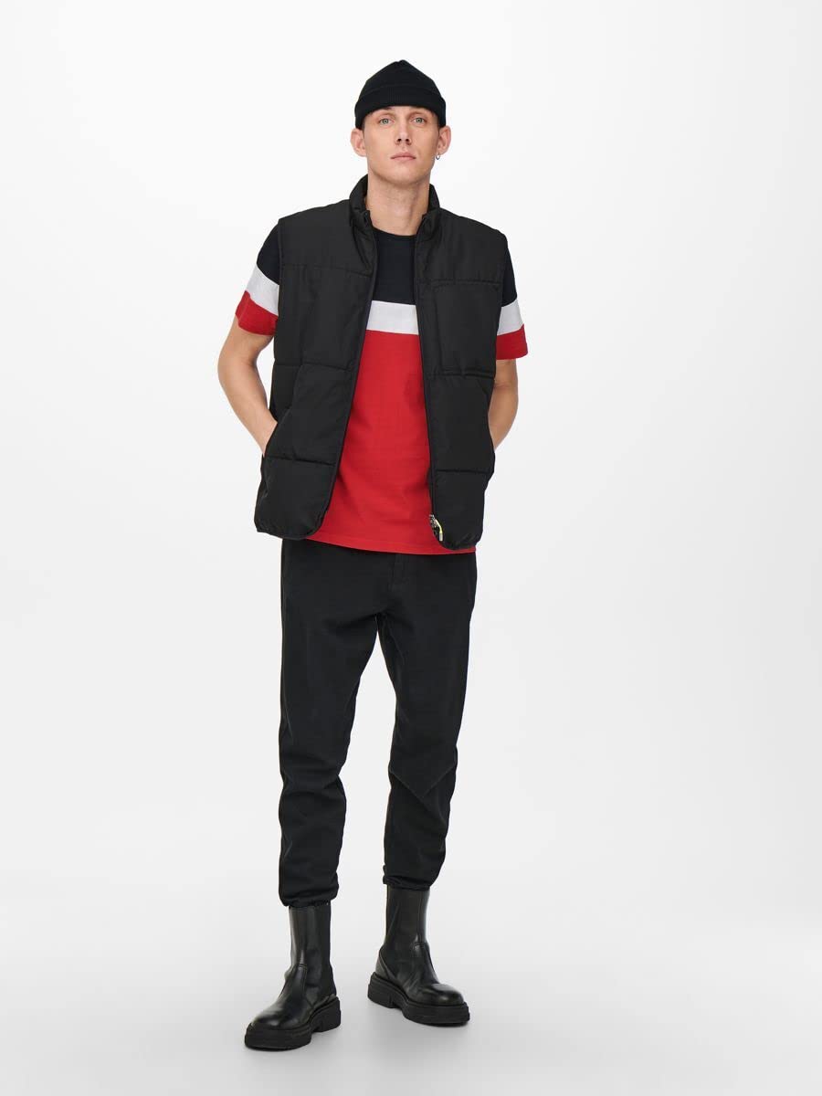 Only & Sons Onsbailey T-shirt colourblock taglia M