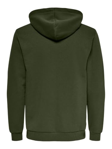 Only & Sons Onsceres Zip Felpa Uomo Tinta Unita Taglia S