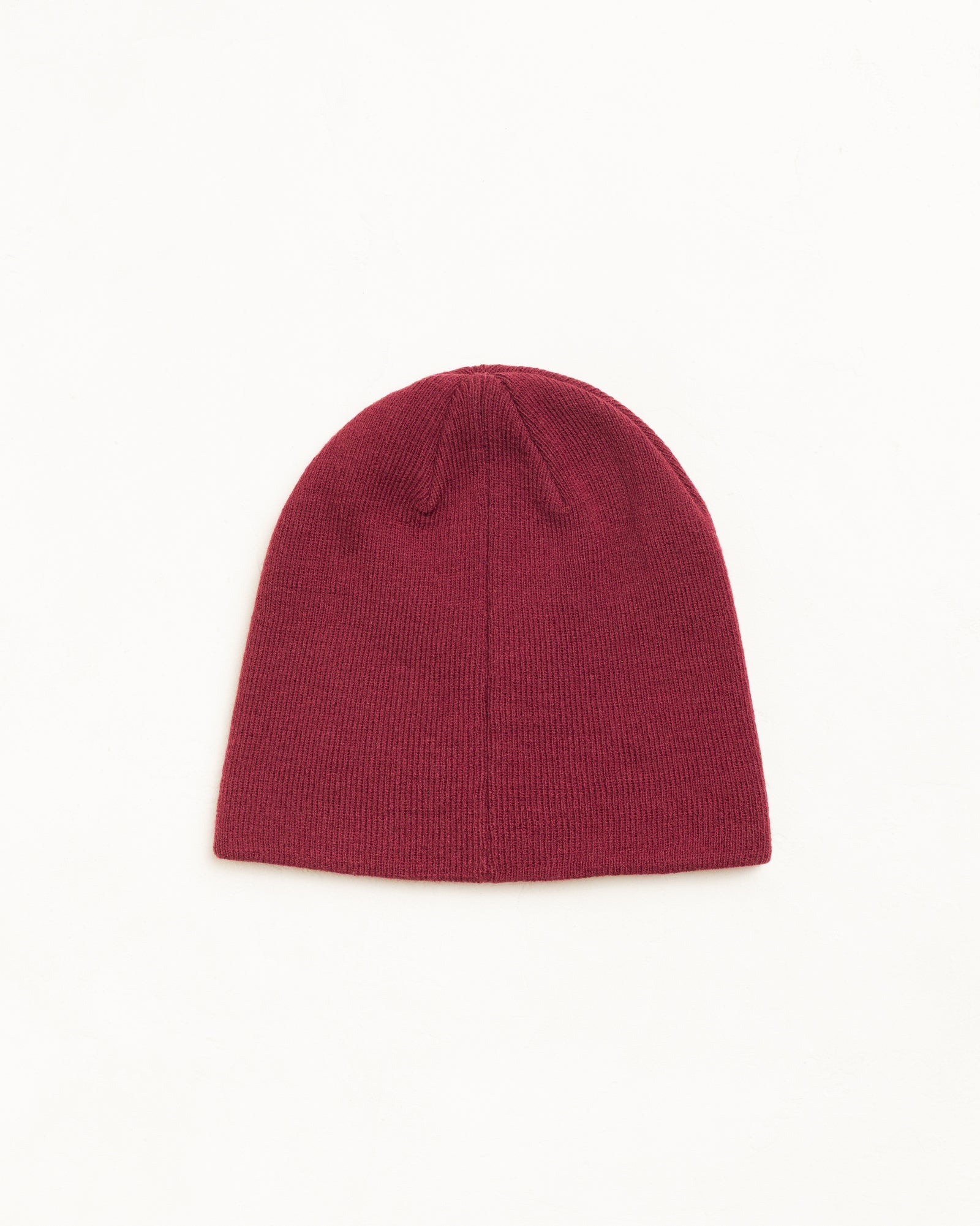 Stussy Basic Skullcap berretto cabernet acrilico