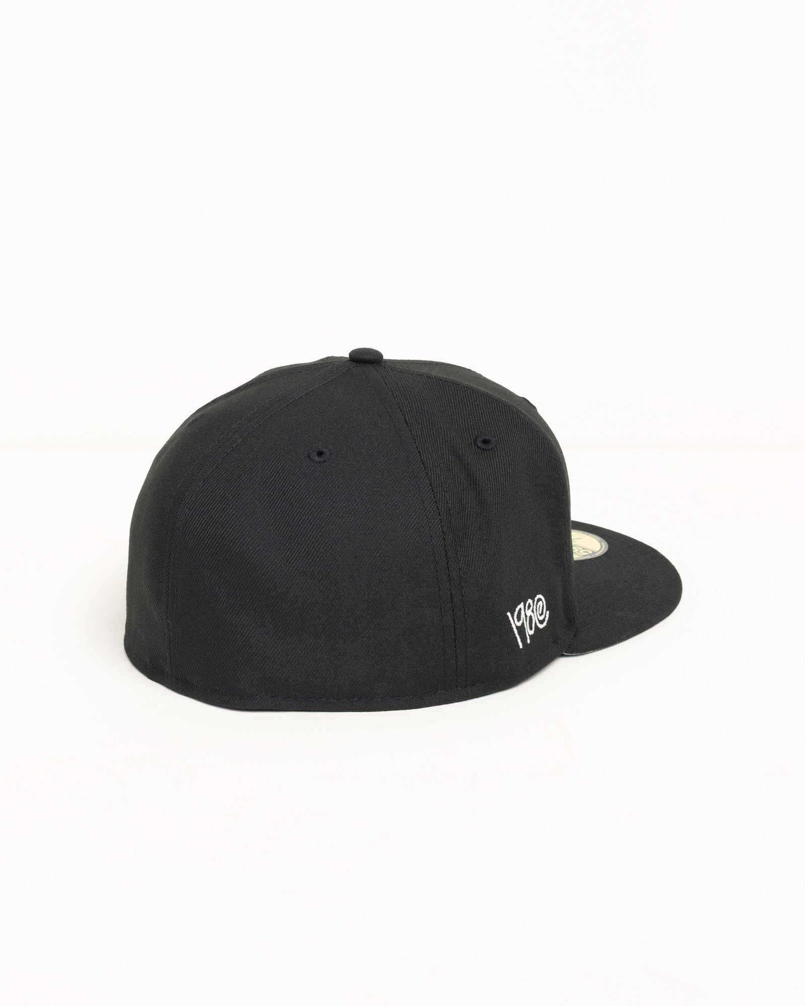 Stussy 59Fifty Swirly S Cap cappello nero fitted