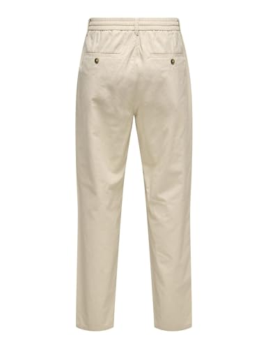 Only & Sons Onslee Tapered 0007 Pantaloni Uomo 31W/34L Argento