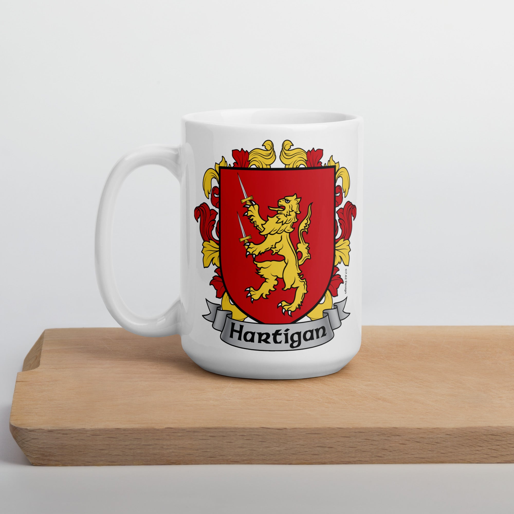 7.62 Design Hartigan tazza mug ceramica 15oz stemma irlandese