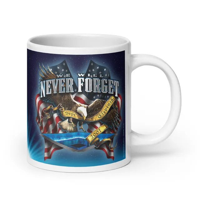 7.62 Design Never Forget Tazza Ceramica 20oz Bianca