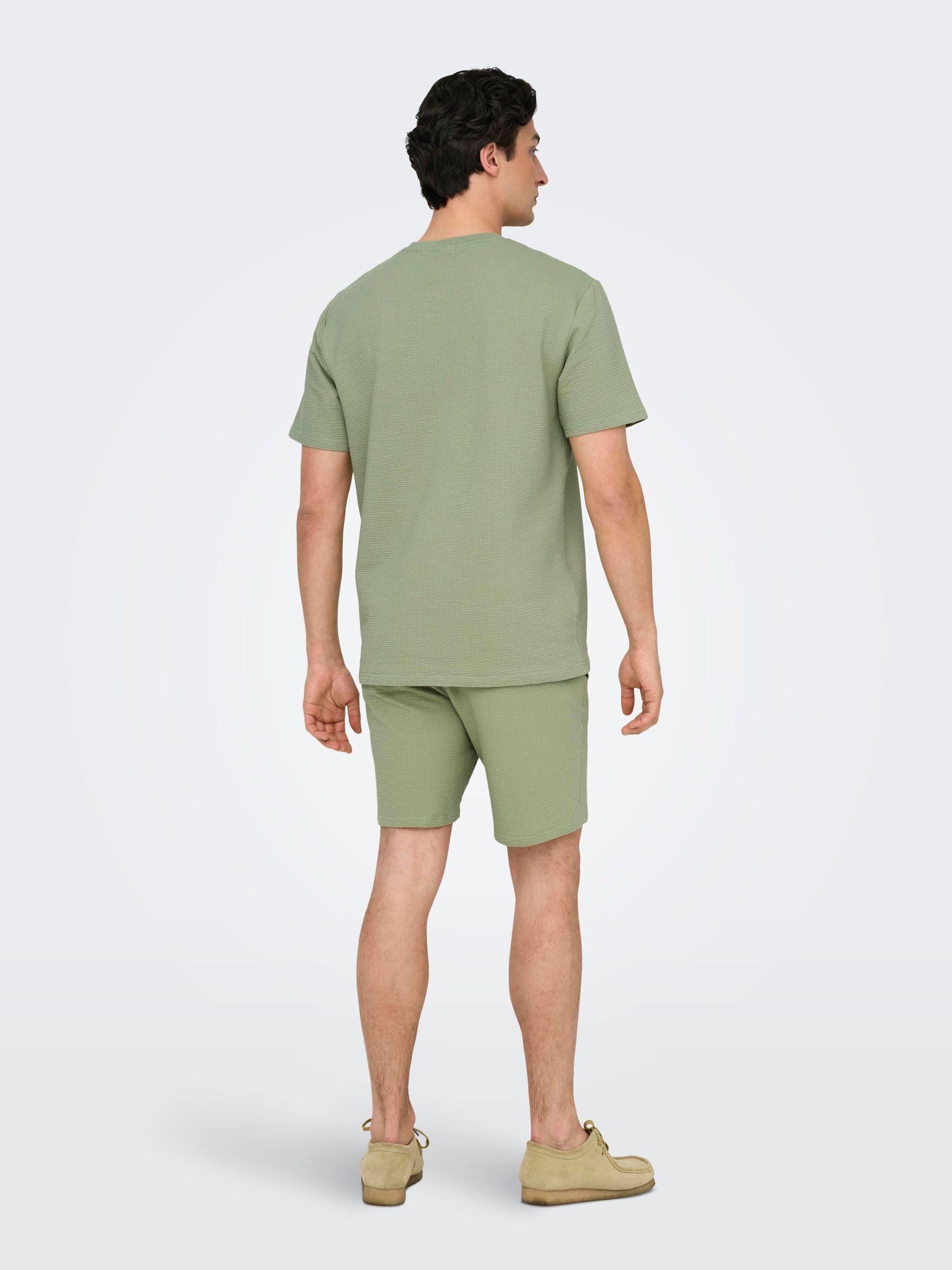 ONLY & SONS ONSKIAN T-Shirt Cotone Naval Academy