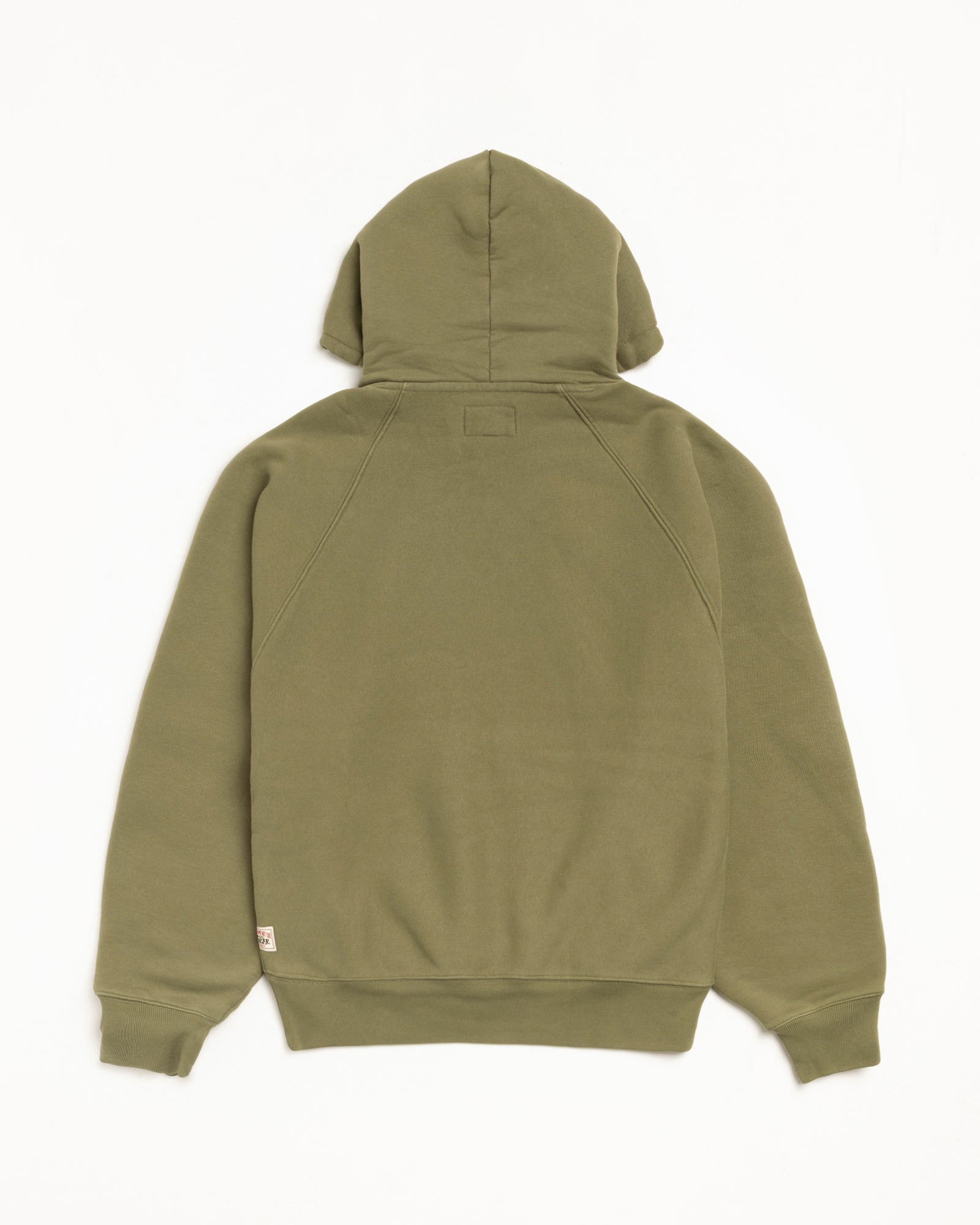 Stussy Sweats Relaxed Hoodie felpa oliva 535 gsm