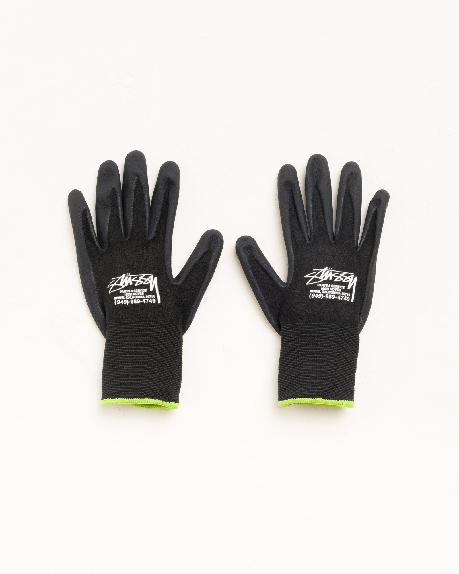 Stussy Utility Gloves guanti nero rosso touchscreen
