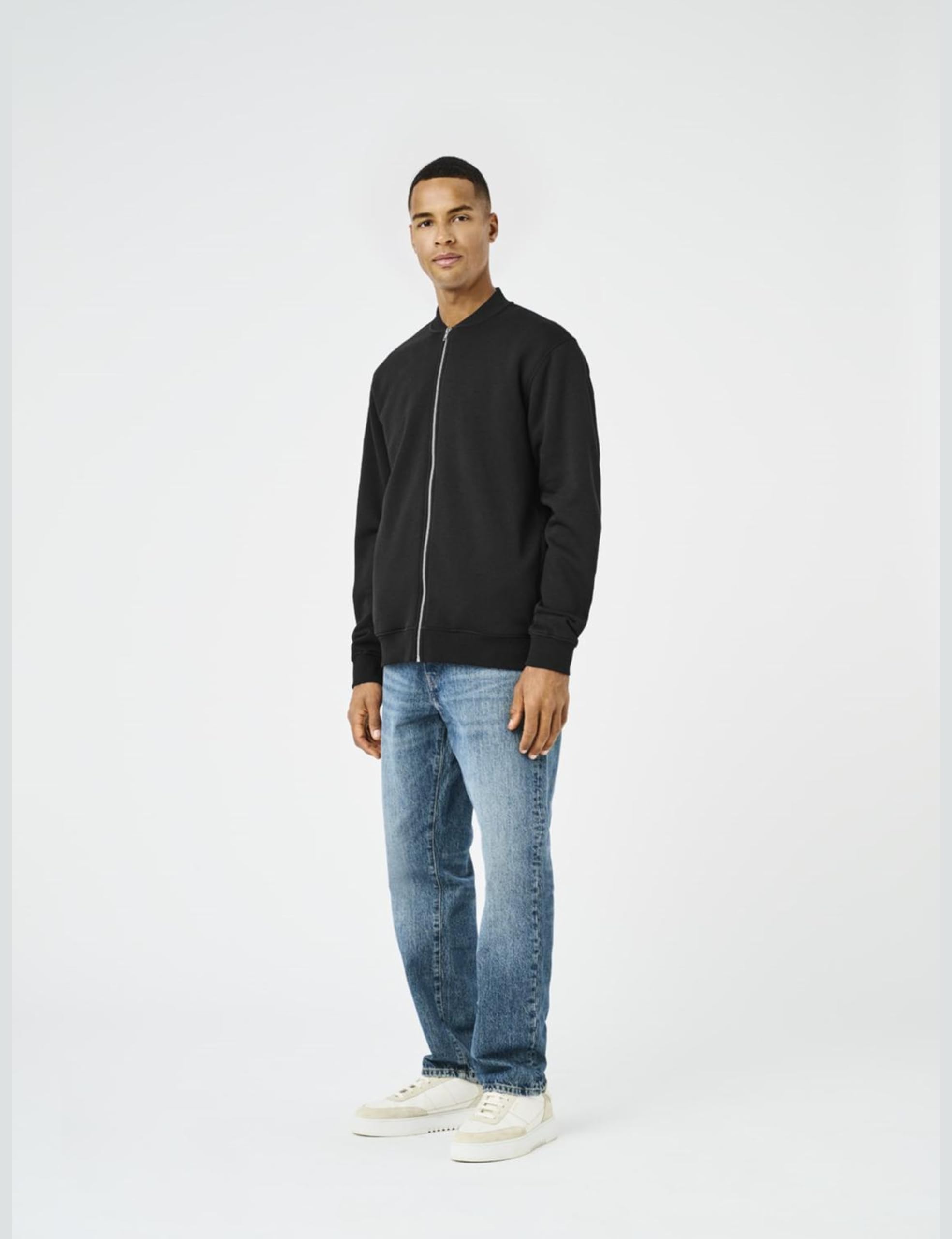 Only & Sons OnsCeres Felpa Uomo Nero Girocollo Cotone