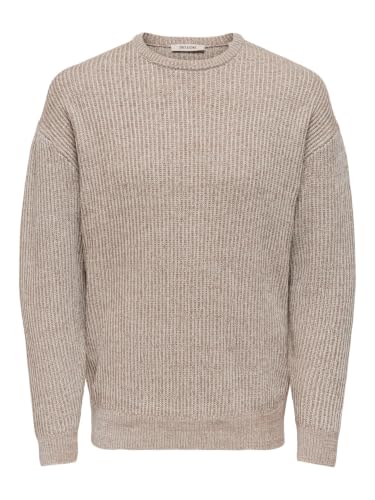 Only & Sons Onsjoe Maglione Uomo Girocollo XXL Nero Maglia