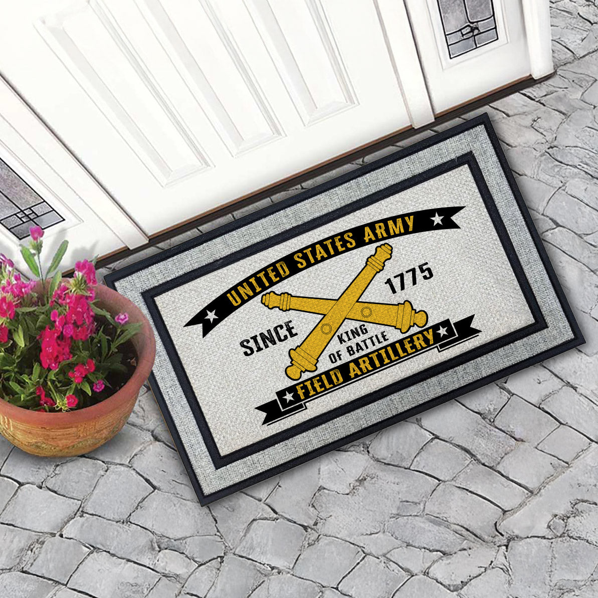 7.62 Design Army Artillery zerbino 45x76 cm antiscivolo