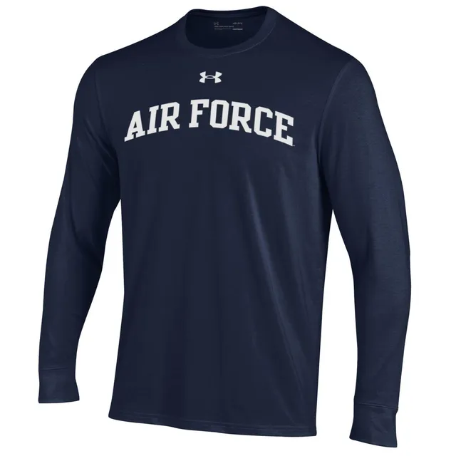 Under Armour US Air Force Maglia Uomo Manica Lunga Navy Cotone