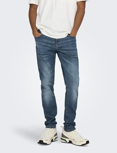 ONLY & SONS Slim Fit Jeans Uomo Denim Elasticizzato