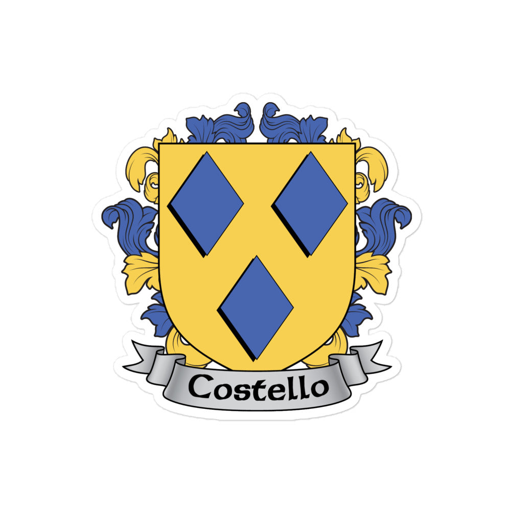 7.62 Design Costello adesivo vinile 7x7 cm stemma irlandese