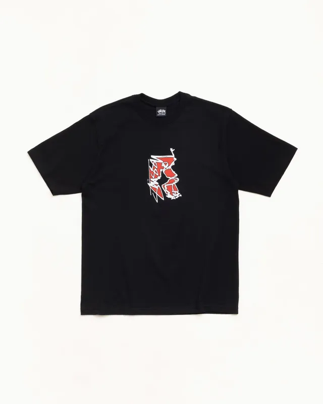 Stussy Smooth Sk8 Tee maglietta nera cotone