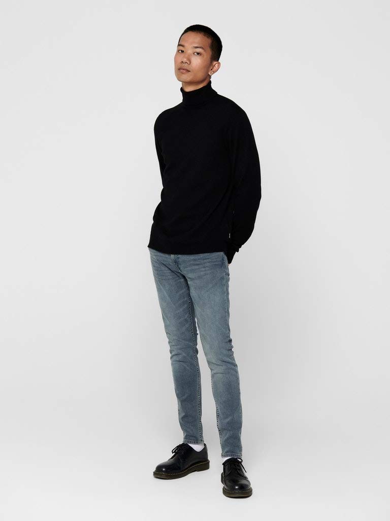 Only & Sons Maglione Uomo Felpa Girocollo Cotone