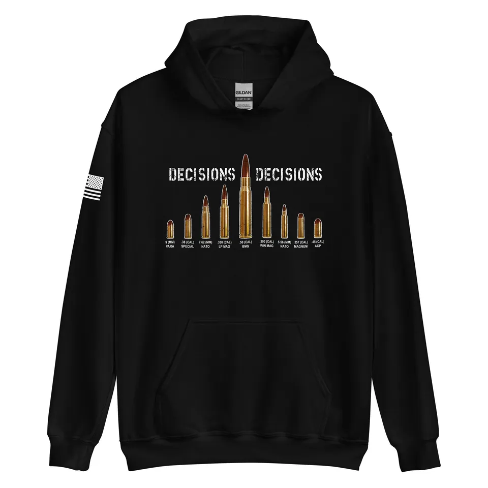7.62 Design Decisions Felpa cappuccio nera cotone uomo