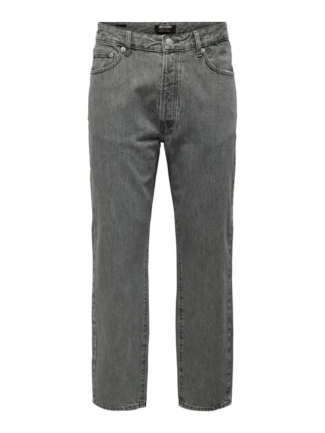 Only & Sons Onstye Loose Fit Jeans uomo Vita media 32W/30L