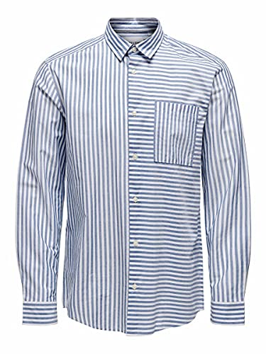 Only & Sons Onstripp Life camicia uomo a righe