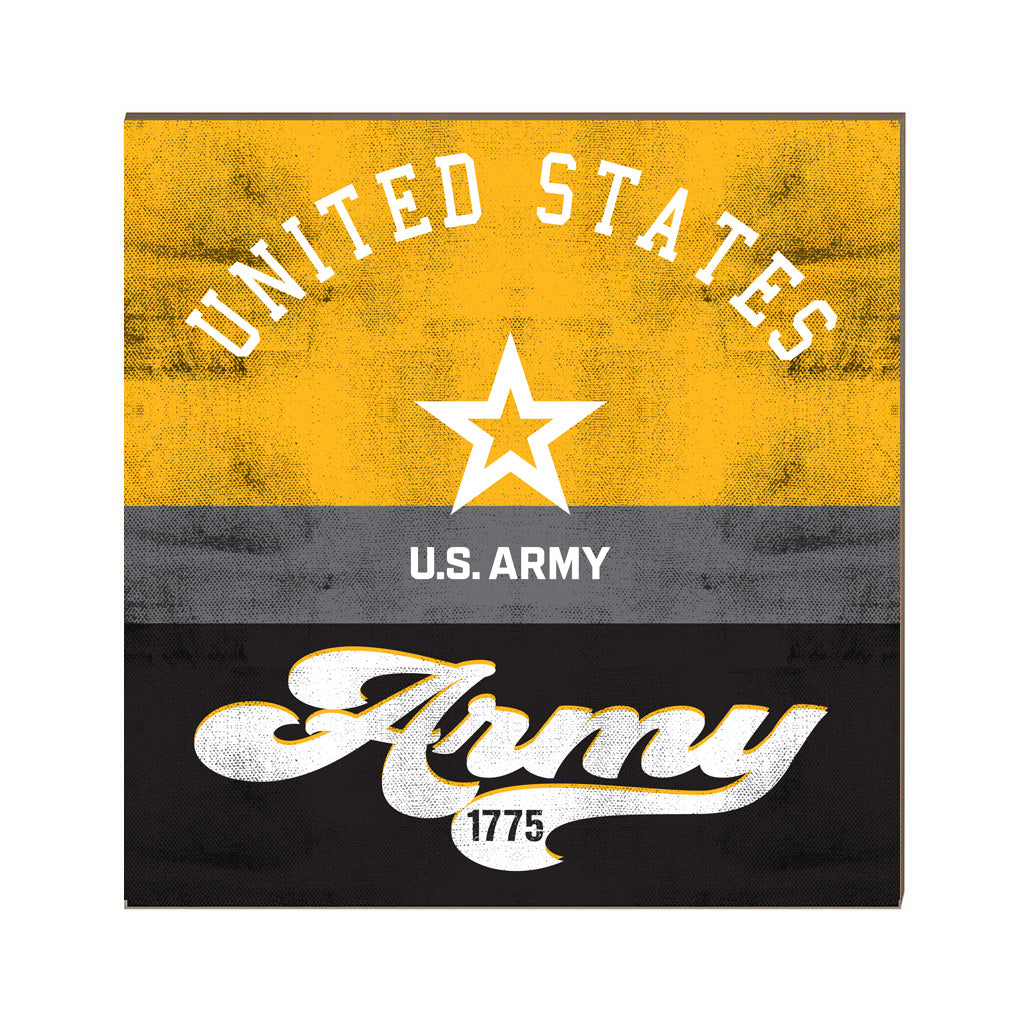 7.62 Design US Army Targa legno 25x25 cm MDF
