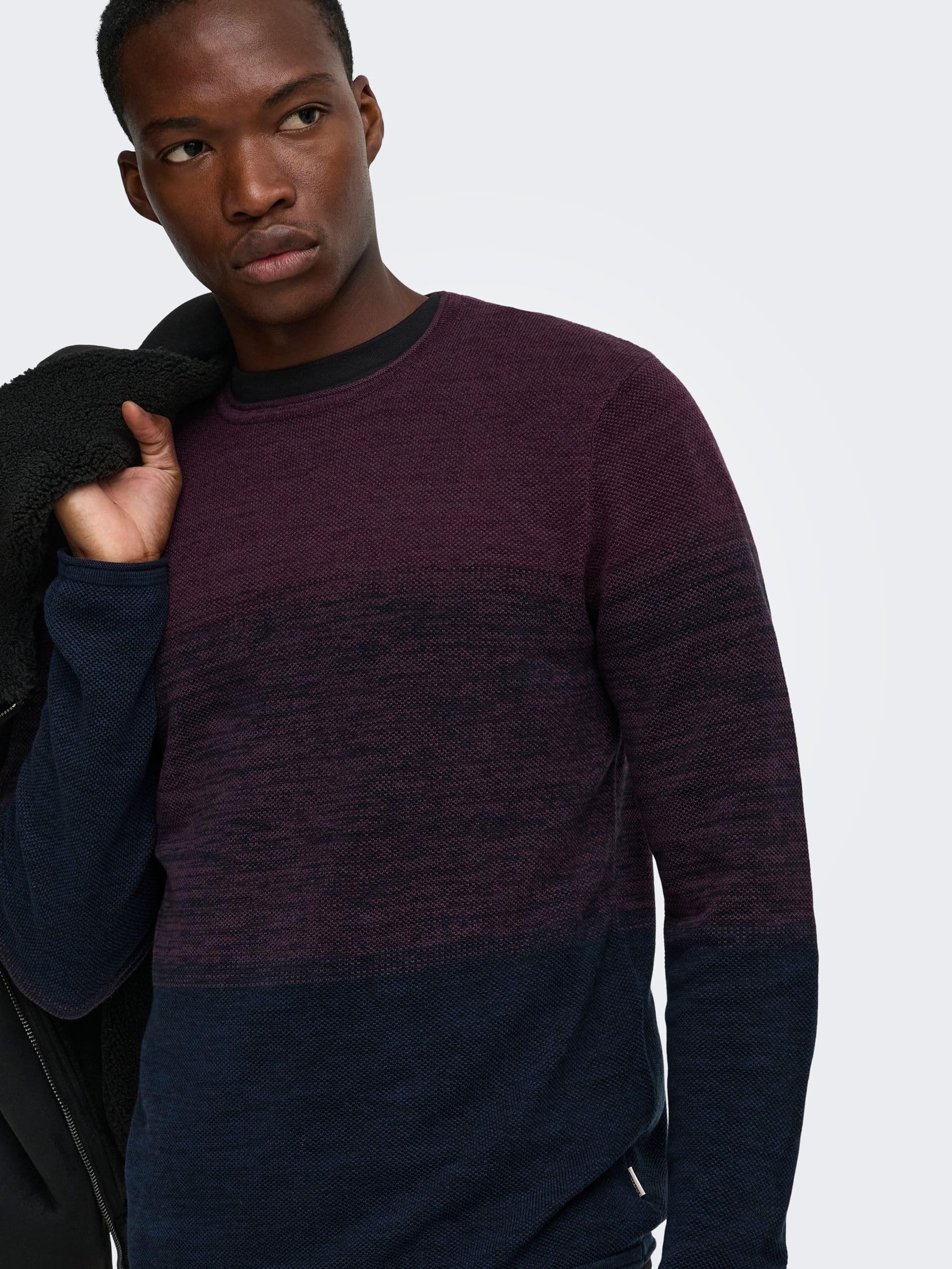 Only & Sons Onsfelix maglione uomo Port Royale girocollo