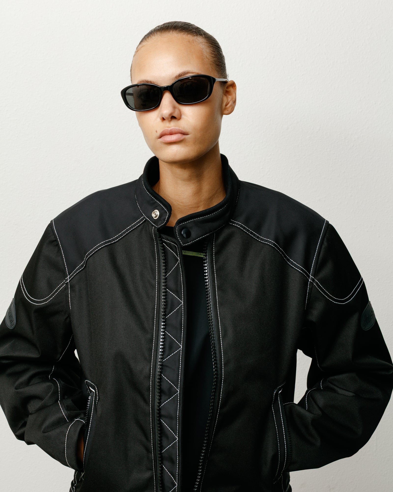 Stussy Eli Sunglasses occhiali sole neri bioacetato UVA/UVB