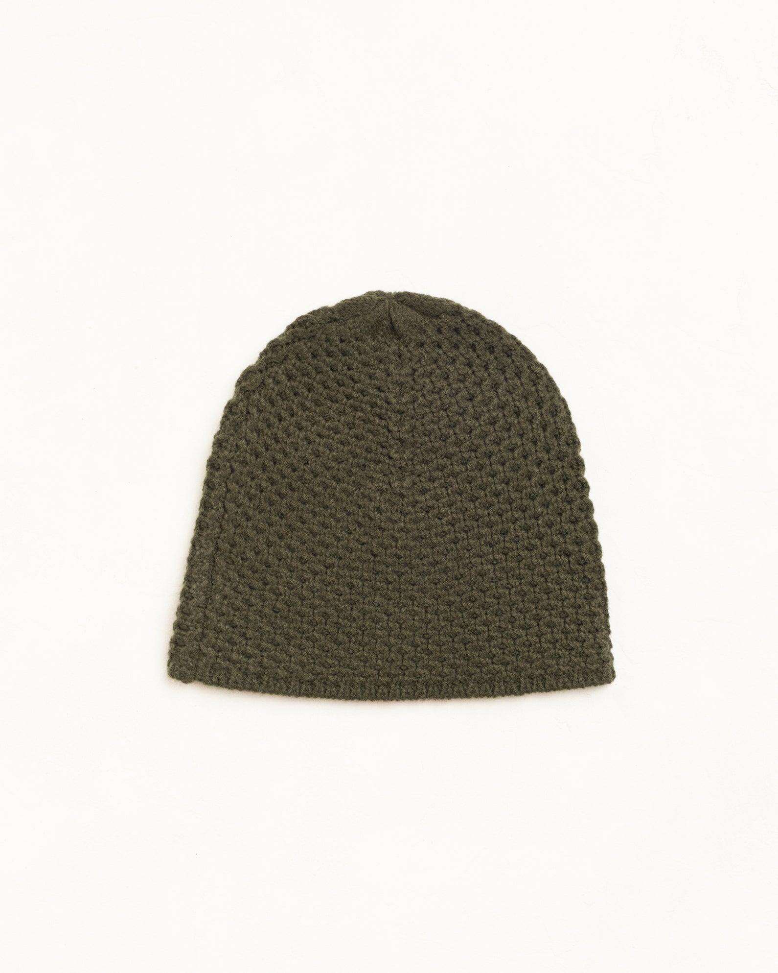 Stussy Skullcap in Maglia Testurizzata berretto oliva lana