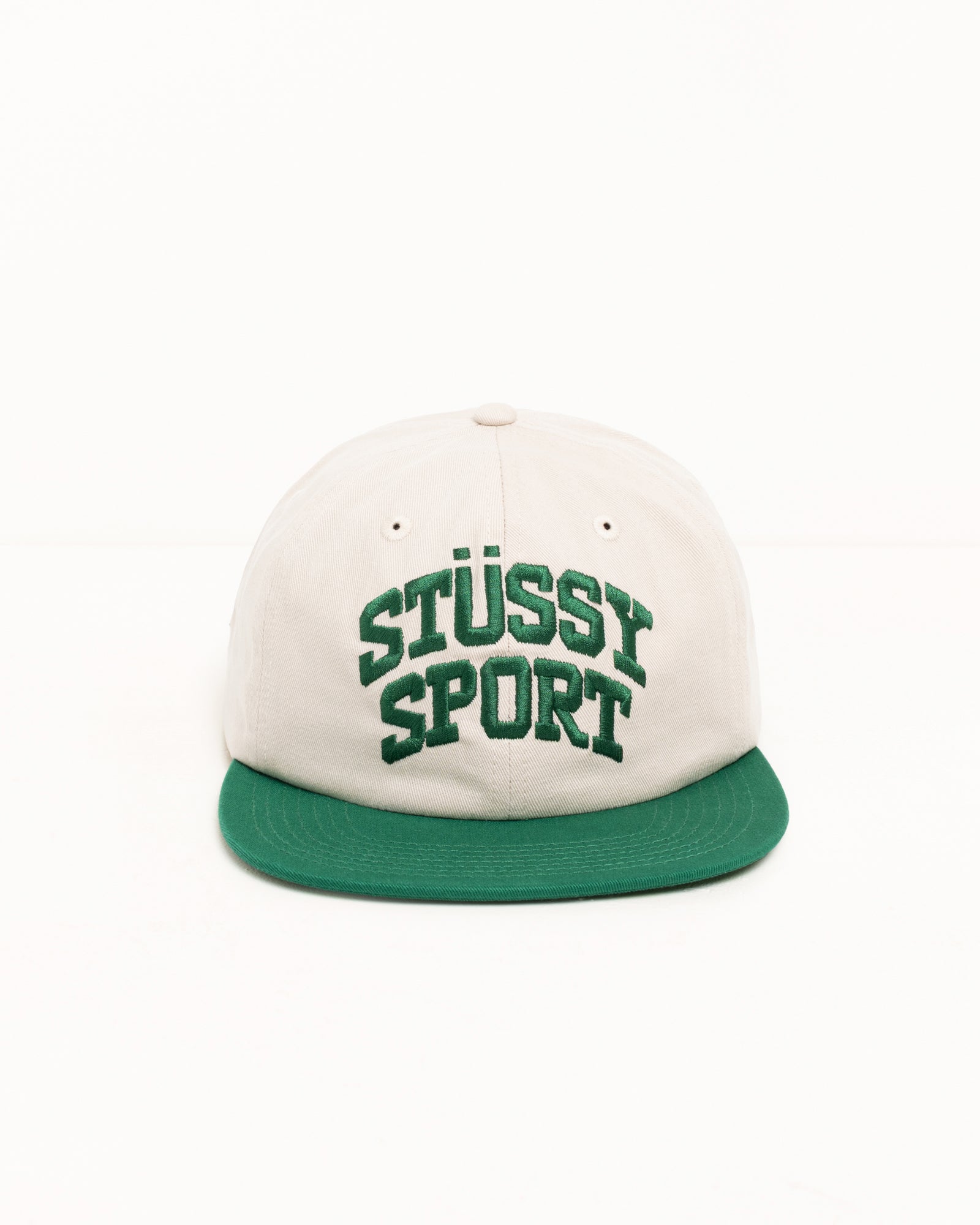Stussy Sport Snapback cappellino Natural cotone taglia unica