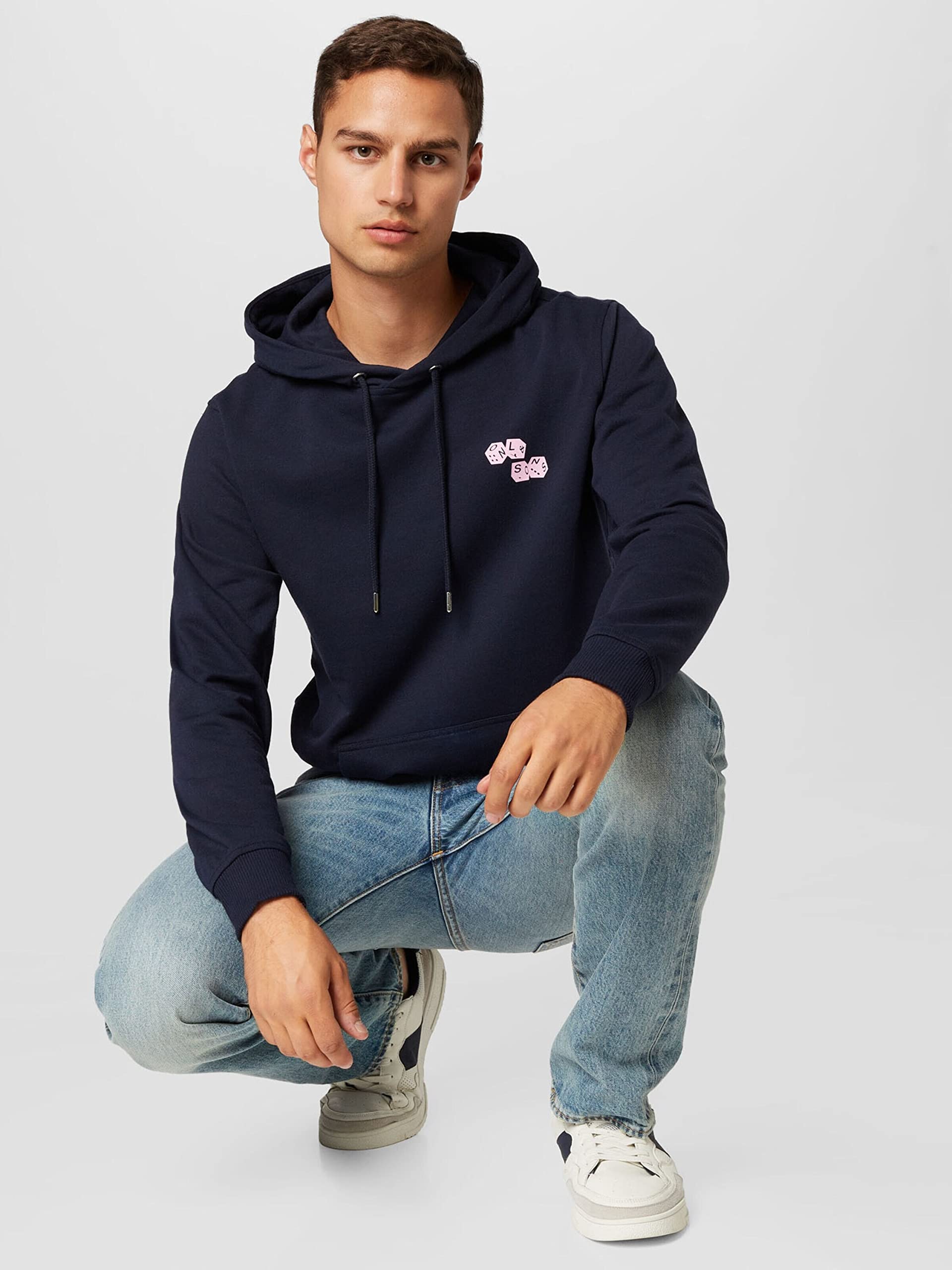 ONLY & SONS Awkward felpa uomo girocollo taglia M