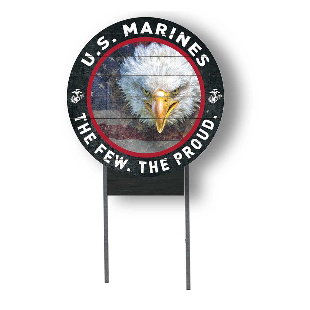 7.62 Design Few Proud cartello prato 20x20 USMC
