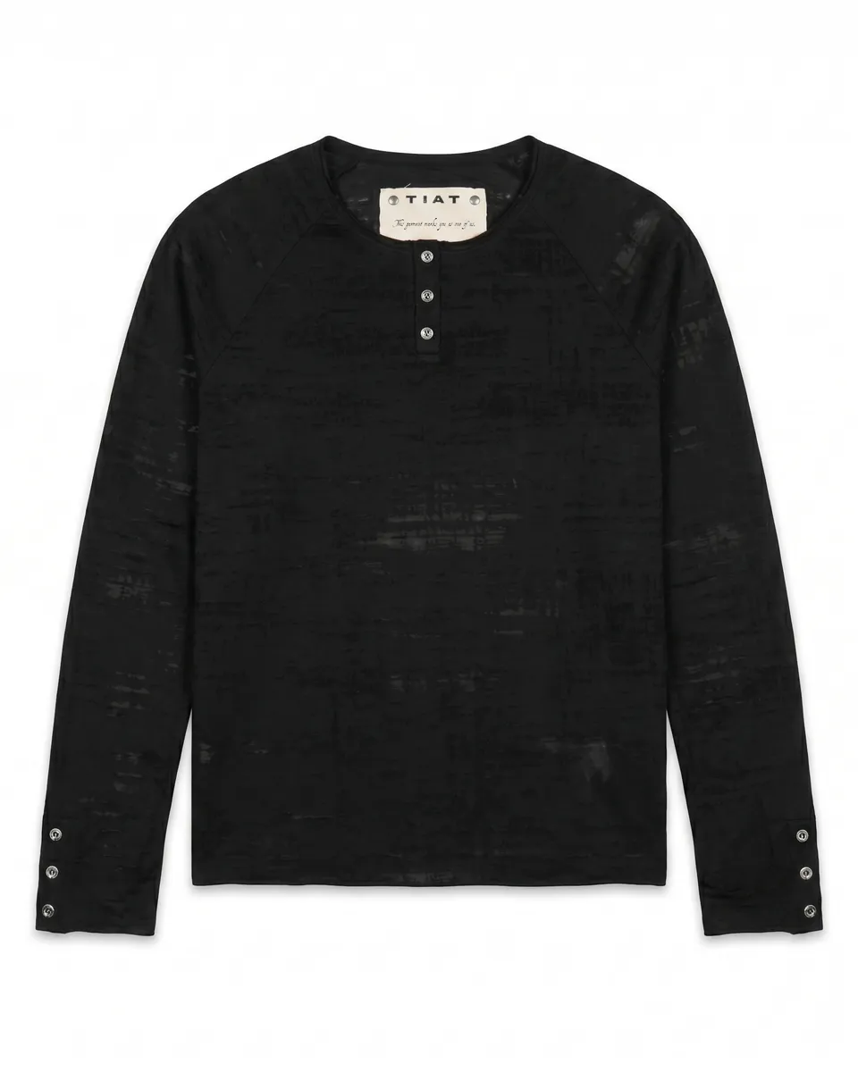 Tiat Occulta bellezza Serafino camicia cotone laserato