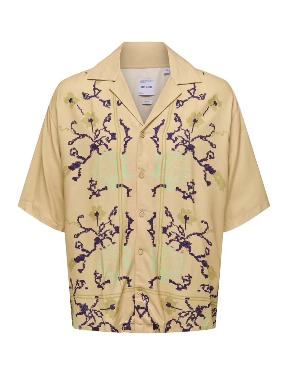 ONLY & SONS Onsalf RLX Flower camicia uomo M floreale