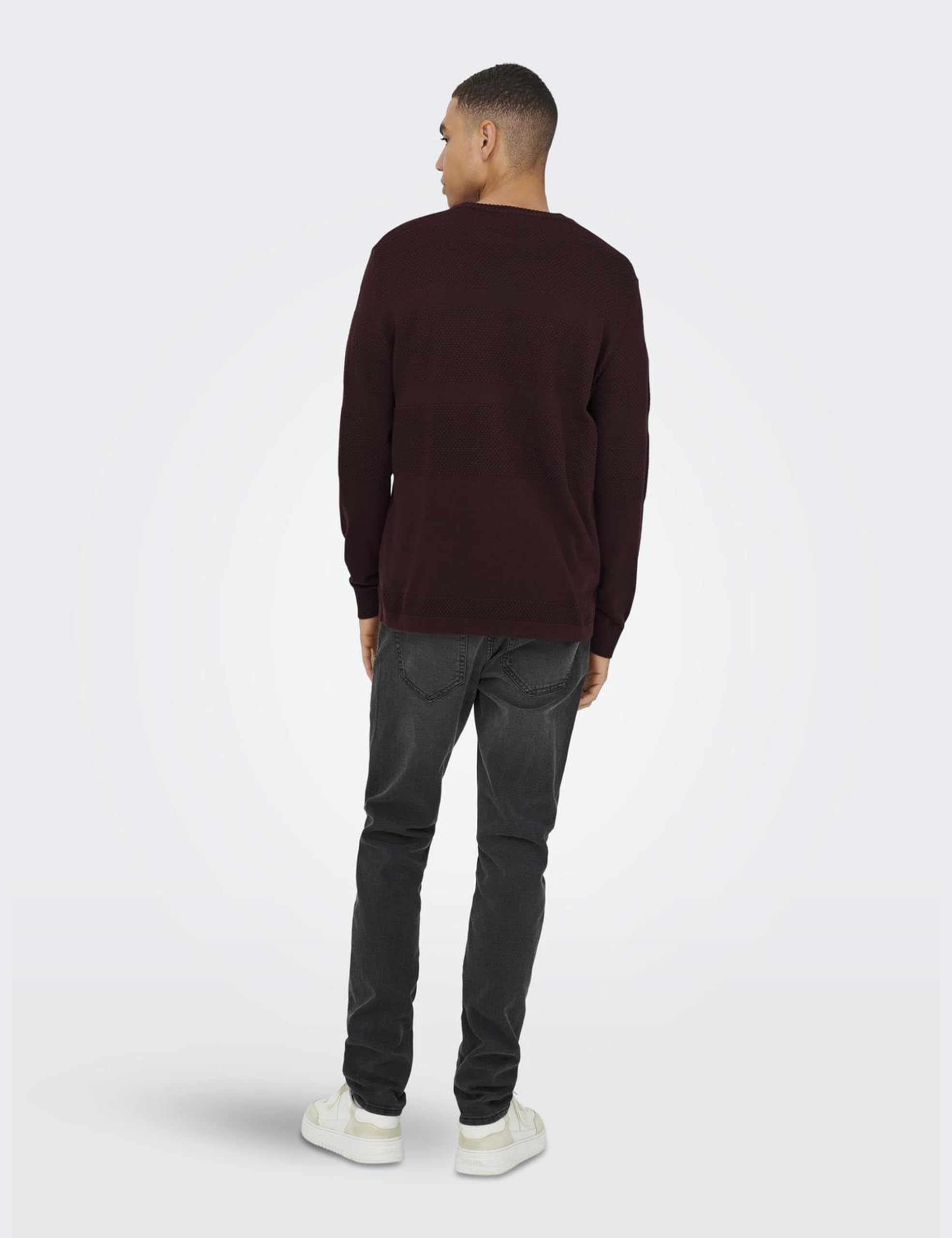 Only & Sons Onsmalik Pullover Uomo Port Royale Girocollo