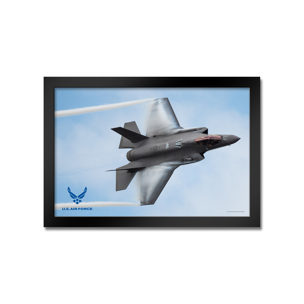 7.62 Design F-35 quadro incorniciato U.S. Air Force 14x20