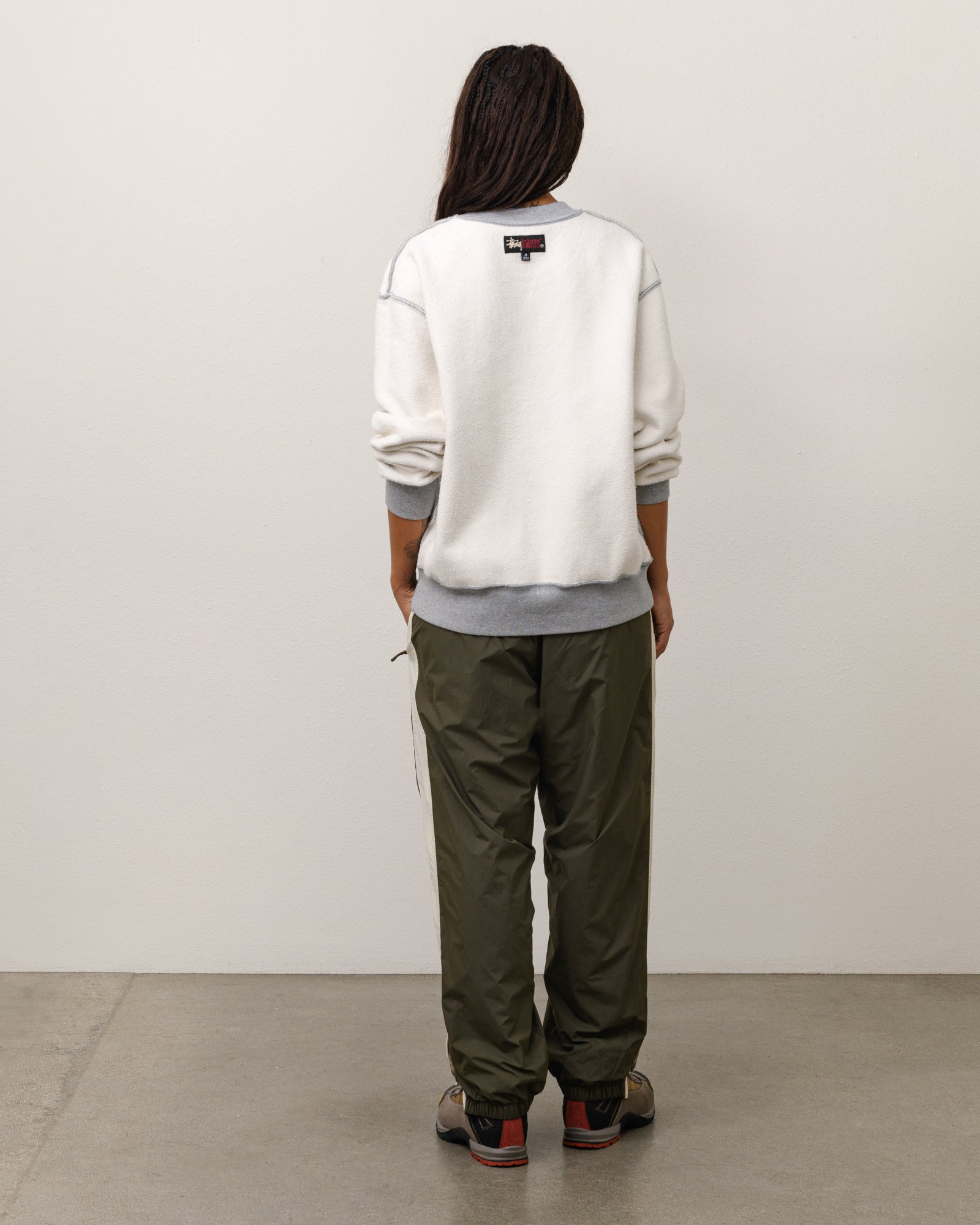 Stussy Pantaloni Tuta Banda Laterale joggers Olive