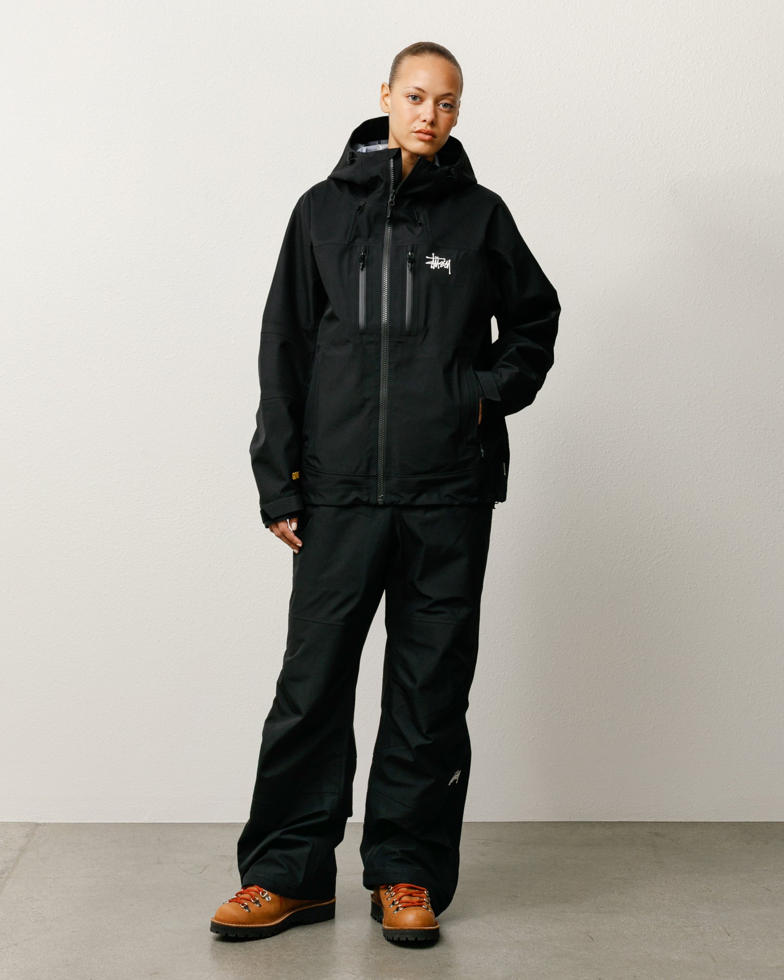 Stussy Gore-Tex Guide Shell giacca impermeabile Black