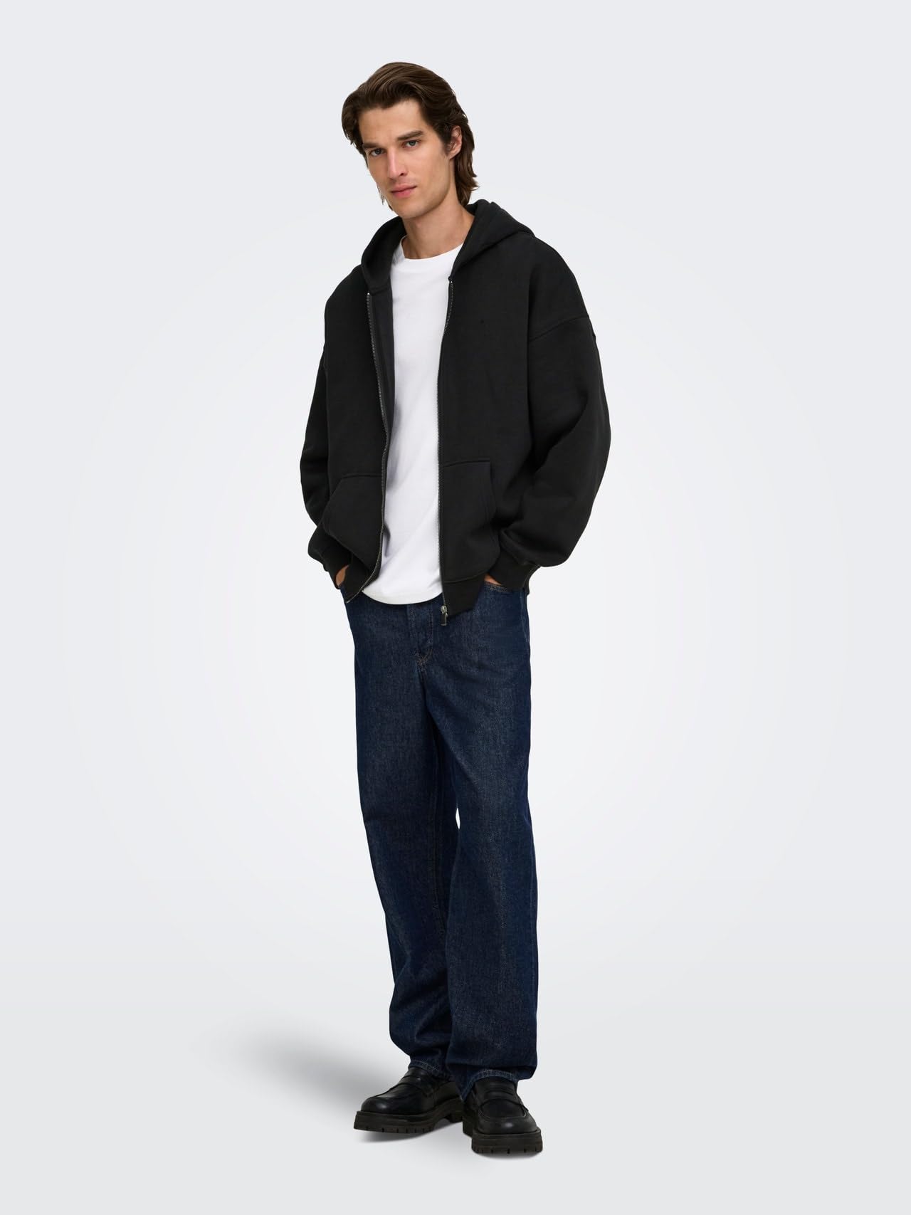 Only & Sons Onceres felpa girocollo uomo tinta unita