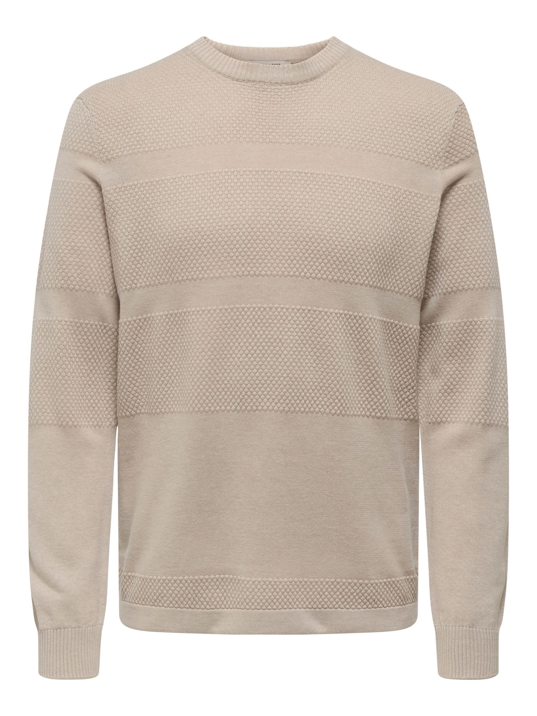ONLY & SONS Onsmalik Maglione XL Uomo Girocollo Knit