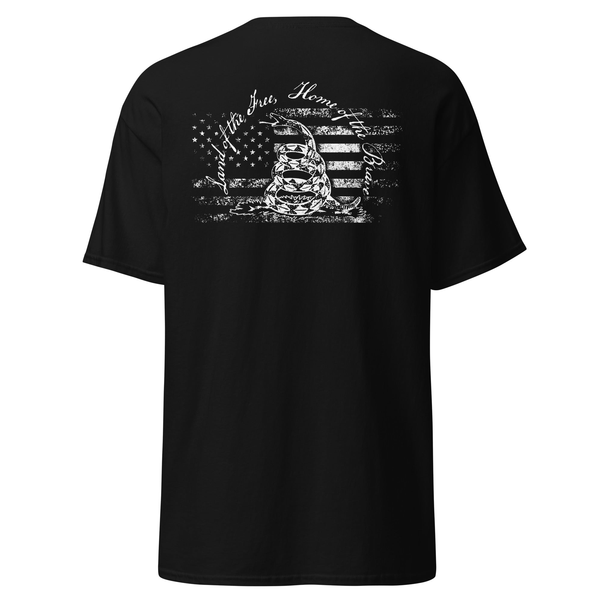 7.62 Design Land of the Free T-Shirt uomo nera cotone